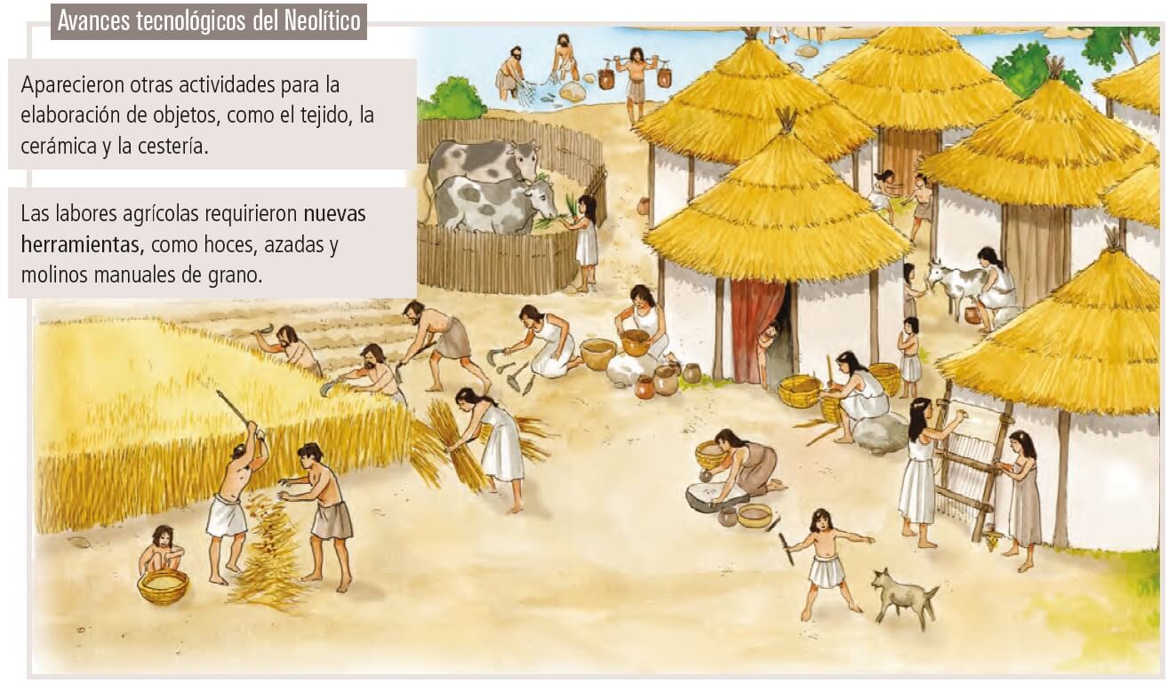 Avances tecnolÃ³gicos del NeolÃ­tico