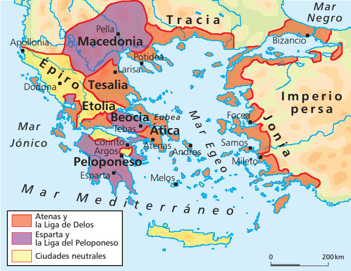 La guerra del Peloponeso